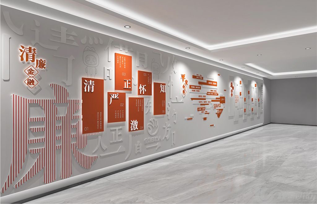 中国平安企业展厅效果图