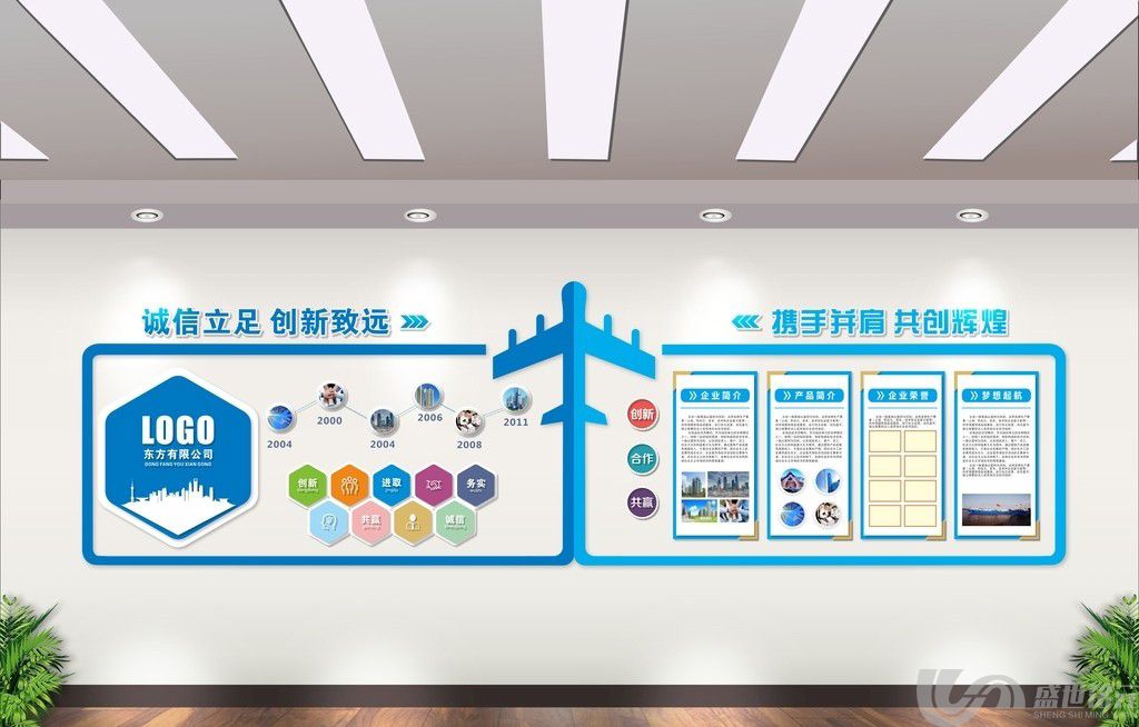 公司文化墙制作具体是做什么工作?(图1)